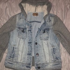 Faded jean jacket